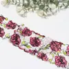 Tanglong Renda Elástica Estampada Colorida Acabamento 7cm Acessórios de Vestuário Materiais de Renda Decorativa