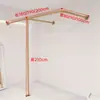 Cortina de Pano Simples para Provador Cortina Divisória Cortina de Porta de Provador em Forma de F Loja de Roupas Provador Cortina Wai para Troca