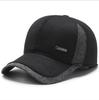 Proteção Auricular Quente e Espessa Chapéu Masculino Inverno Meia-Idade e Idoso Pai Boné de Baseball Outdoor Ciclismo Versátil Chapéu de Velho Tendência