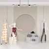 Pared de fondo de dormitorio con rejilla 3D, tela para pared de estudio de transmisión en vivo, tienda de ropa, papel tapiz, color Morandi, sala de estar, sofá, tela para pared de TV