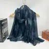 Novos Lenços e Xales de Algodão e Linho Estampados Criptografados para Outono e Inverno no Atacado, Populares na Amazon, Ebay e Aliexpress