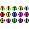 Olhos de Boneca para Simulação Brinquedo Adesivos de Vidro Acessórios DIY Olhos de Vidro Cristalino Globo Ocular de Animal Simulados