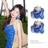 Aretes de Flores Estilo Hada para Mujer, Aretes de Diamantes de Alta Gama con Montura de Racimo, Diseño de Nicho, Exquisitos Aretes con Borlas