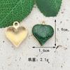 Polvo de Cebolla Estéreo Amor Accesorios de Joyería DIY Colgante Goteo de Aceite Llavero de Aleación Pendientes Pulsera Colgante Pequeño Colgante
