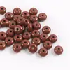 Cuentas de Ábaco de Color Sólido Luminoso, Cuentas Espaciadoras, Cuentas Planas, Material para Pulsera de Cuentas Hecha a Mano DIY, Cadena de Teléfono Móvil