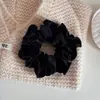 Goma de Pelo de Terciopelo Plisado Coreana para Mujer, Lazo para el Cabello de Alta Gama, Cuerda para Moño de Uso Diario, Accesorio para el Cabello