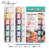 Pintura a Aquarela Modelo Novo Transfronteiriça 25ml 6 Cores/12 Cores Pintura Grafite Acrílico Guache Vidro Conjunto de Tintas Atacado
