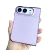 Aplicable a iPhone 18 Duo Plegable Funda para Teléfono con Textura de Fibra de Carbono Apple 18 Plegable Simple Anti-caídas Funda Protectora