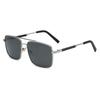Gafas de sol polarizadas de moda de doble puente para hombre, anti-ultravioleta, para conducir, tipo caja, gafas de sol protectoras solares para mujer, gafas al por mayor europeas y americanas