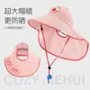 Sombrero de Protección Solar para Niños, Protección Solar de Verano, Protección UV, Sombrero de Sol para Salidas al Aire Libre de Niños y Niñas, Chal, Ala Ancha, Estilo Delgado