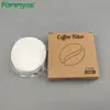 Papel de filtro redondo Fammy para cafeteras y cafeteras moka, papel de filtro universal para fácil preparación manual y cafeteras de goteo en frío