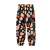 Nuevos Pantalones Cortos de Algodón y Seda para Padres e Hijos Verano Niños Estampados Anti-mosquitos Pantalones Finos para Mujer hasta el Tobillo