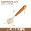 Cepillo para ollas de paja de trigo con mango largo, aceite antiadherente, no ensucia las manos, cepillo para ollas y platos con mango, cepillo de mango largo, limpiador de cocina