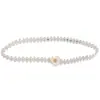 Cadena de Cintura de Perlas con Falda Elástica de Perlas Moda Coreana Decoración de Vestido Hanfu Cinturón Delgado Simple para Mujer Todo Combinable
