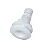 Salida de Drenaje de Sentina Blanca de 3/4", 1-1/8" / Salida de Drenaje Marino / Salida de Plástico ABS/Pom para Yates