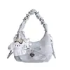 Mini Bolsa Nuvem Portátil 2026 Primavera e Verão Nova Bolsa Transversal Versátil com Corrente Pequena Bolsa de Mão Feminina Super Popular Exquisita
