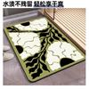 Alfombrilla Antideslizante Minimalista para Baño, Felpudo para Entrada, Alfombrilla para Pies de Baño, Felpudo Sencillo para Puerta de WC, Alfombrilla Absorbente para Suelo de Baño