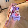 Nuevo Llavero Creativo de Resina de Pony Amoroso Lindo y Exquisito Hebilla de Amor de Pony Pareja Muñeco Colgante para Mochila Escolar