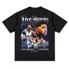 Camiseta Masculina de Designer para Longa Duração Camisa Y2K Estampa Harajuku Camiseta Gótica Feminina Manga Curta Streetwear Top de Basquete