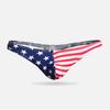 Ropa Interior para Hombre Algodón Puro Tanga Europeo y Americano Tanga Estampado de Bandera Americana para Hombre Shapewear para Hombre W011Dz,