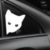 Adesivos de carro de comércio exterior gato espiando adesivos de carro gato preto espiando fenda da porta janela do carro adesivos de carro adesivos de arranhão adesivos decorativos