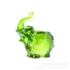 Artesanato de Cristal Enfeites de Animais Elefante de Cristal Trazedor de Sorte Pequeno Elefante Peso de Papel para Sala de Estudo Balcão da Sala de Estar Decoração de Casa Amazon