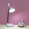 Luminária de mesa estilo nórdico para estudante, aprendizado, cabeceira, recarregável, plug-in, uso duplo, dimerização de três níveis com suporte