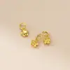 Pingente de pétala banhado a ouro prata de lei 925 Pulseira DIY Charme de flor finamente trabalhado Acessório de material de cordão feito à mão Q0635