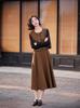 Elegante Vestido Chaleco Traje Adelgazante 2025 Otoño Nuevo de Moda Versátil para Mujer Cintura Alta Adelgazante