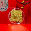 Pegatinas para Teléfono de Oro Puro 999 Año Nuevo de la Oveja, Pegatinas Doradas Lindas y Atractoras de Riqueza con Adhesivo Posterior, Personalizables para Transmisiones en Vivo, Al por Mayor