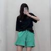 ¡Tan fácil de usar! Ropa de Mujer de Estilo Japonés 2024 Moda de Verano Casual Shorts Deportivos Cintura Elástica Sueltos Versátiles Pantalones de Chándal