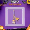 Amazon Halloween Llavero Colgante de Terror Calavera Fantasma Dibujo Animado Calabaza Gato Colgante para Bolsa Lanyard