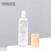 Z025-Frasco Portátil de Madeira com Rolha e Esfera 10ml 12ml Frasco de Perfumaria de Luxo Frasco Vazio Frasco de Óleo Essencial com Esfera