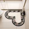 Alfombrilla Absorbente para Suelo de Cocina Alfombrilla de Barro Diatomeas para Pies de Baño y WC Felpudo de Secado Rápido para Puerta de Entrada Alfombrilla Antideslizante para WC
