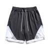 Novos Shorts de Verão Marca de Moda Masculina Moda Design Dividido Solto Estilo Ins Calça de Moletom Lavada Transfronteiriço