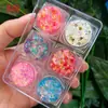 Venta al por mayor transfronteriza Pegamento sin Gel de Brillo Lentejuelas Copo de Nieve Estrellas Brillantes Polvo Brillante Maquillaje de Escenario Decoración Infantil para el Día del Niño