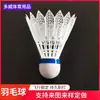 Badminton Material Durável Personalizado 6/2 Treinamento Competição de Badminton Exterior Nylon/Plástico Badminton