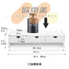 Soporte para Monitor de Computadora Transfronterizo con Cajón, Elevador de Monitor de Escritorio, Soporte de Pantalla para Oficina, Estante de Almacenamiento