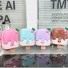 Mochila Escolar Infantil Fofa Estilo Coreano Jardim de Infância Meninos e Meninas Desenho Animado Sorvete Casca de Ovo Mochila Infantil para Passeio Leve