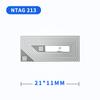 Etiqueta adhesiva con chip NFC NTAG213 incrustación húmeda transparente adhesivo nfc215 etiqueta electrónica pegatina de pared táctil de música