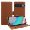 Capa de Couro Flip para Google Pixel 10/9 Pro/8a, Capa de Celular Anti-Queda de Couro com Sensação de Pele para Negócios