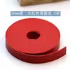 Tira de Cuero Doble Cara de 5m de Largo, 10~30mm de Ancho, Adhesiva Colorida de Doble Capa de Cuero PU Imitación de Cuero Material de Tira DIY Hecha a Mano para Cosplay