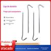 Outdoor camping liga de alumínio barraca terra unha octogonal ponto de interrogação unha dossel chão prego acessórios tenda atacado