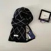 Bufanda de Lana de Oveja 100% Australiana Doble Cara Cuadros de Diamante Roja para Mujer Regalo de Invierno Bufanda Cálida para las Fiestas Navideñas