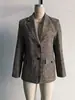 Za Comercio Exterior Transfronterizo Spot Mayorista Estilo Europeo y Americano Moda Otoñal Casual Blazer de Espiga para Mujer