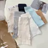 Calcinhas Femininas Plus Size de Algodão Colorido Natural com Cintura Alta, Controle de Barriga, Ajuste ao Corpo, Alta Elasticidade e Gancho Estendido - Pacote com 60 Unidades