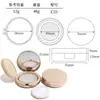 En Stock 12g Dorado Galvanizado Malla Elástica Caja Cushion Material de Empaque para Maquillaje Caja de Relleno para Cushion BB Cream Base Líquida con Esponja