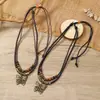 Collares Transfronterizos Europeos y Americanos de Nueva Moda, Cadenas Sencillas de Doble Capa para Clavícula, Collares de Alto Nivel con Colgante de Mariposa