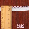 Al por mayor coloridos en stock 1.2cm concha encaje gomas para el pelo lencería hecho a mano ropa de muñeca dobladillo borde de capullo hueco banda elástica