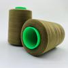 Venta al por mayor de fábrica de hilo para máquina de coser de alta velocidad, rollo grande de hilo de algodón, hilo de coser para ropa 202, hilo de coser de poliéster para bolsos de cuero.